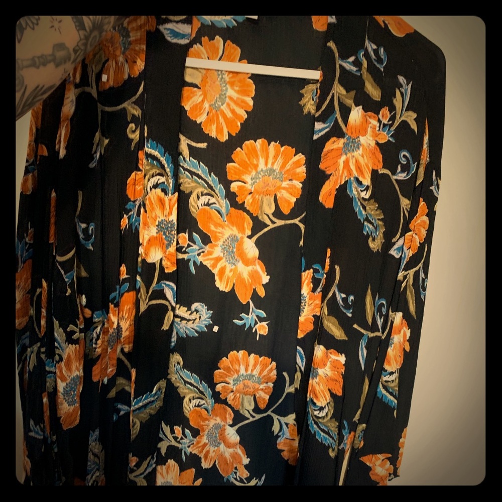 Floral kimono